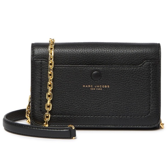 Marc Jacobs Handbags - Marc Jacobs Leather Wallet On Chain Crossbody Bag